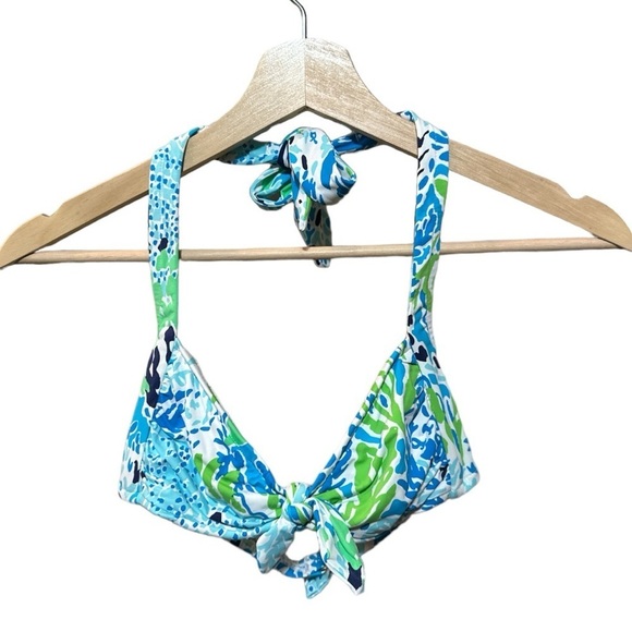 EUC - Lilly Pulitzer - Let’s Cha Cha Swim Top - size XS - Picture 2 of 5